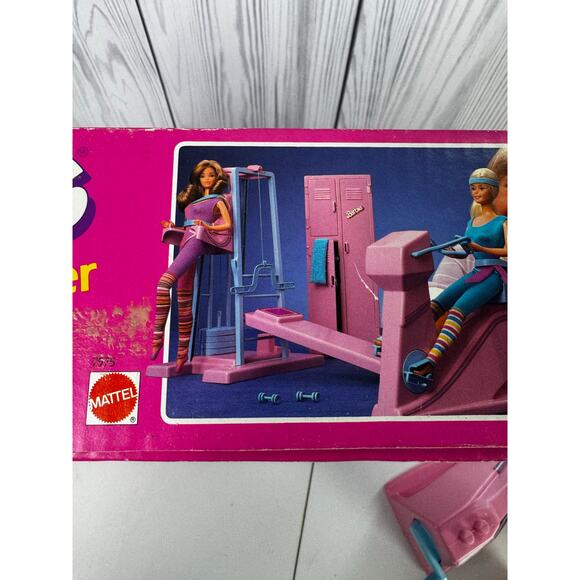 Vintage Barbie Mattel 1984 Workout Center 7975 REPLACEMENT/BOX -bike/locker only - Picture 6 of 11
